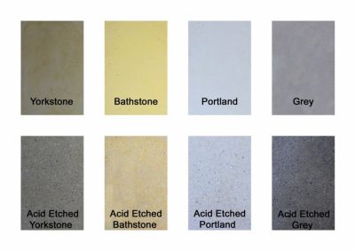 precast colour chart